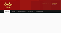 Desktop Screenshot of orderhanquoc.com