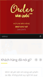 Mobile Screenshot of orderhanquoc.com